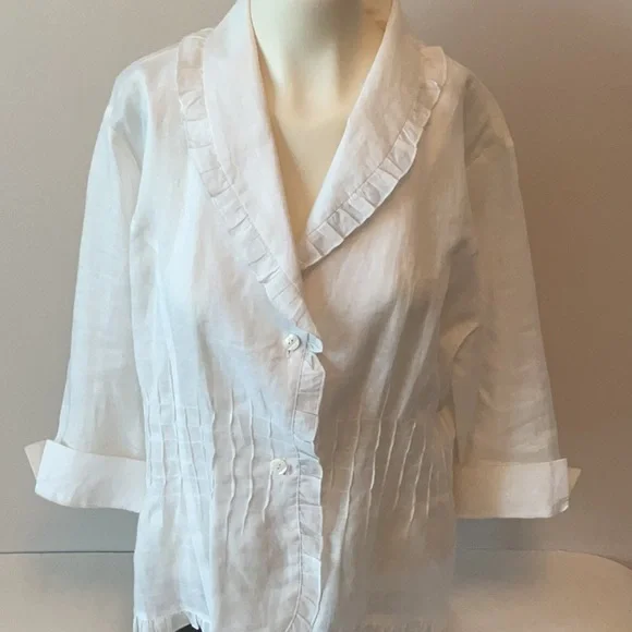 Vex Collection Ruffle Trim Jacket - Picture 2 of 11